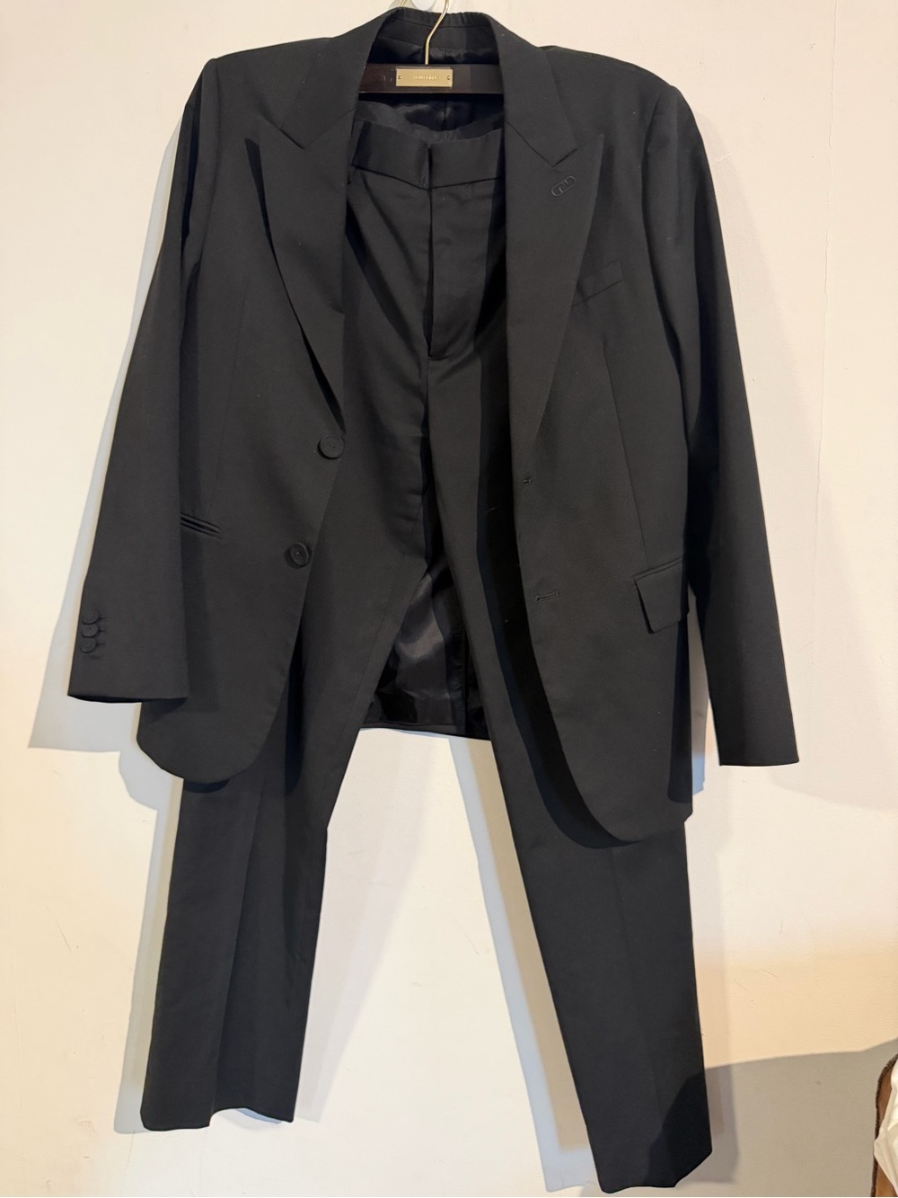 Fendi Classic Black Two-Piece Suit - Tailored Blazer & Trousers